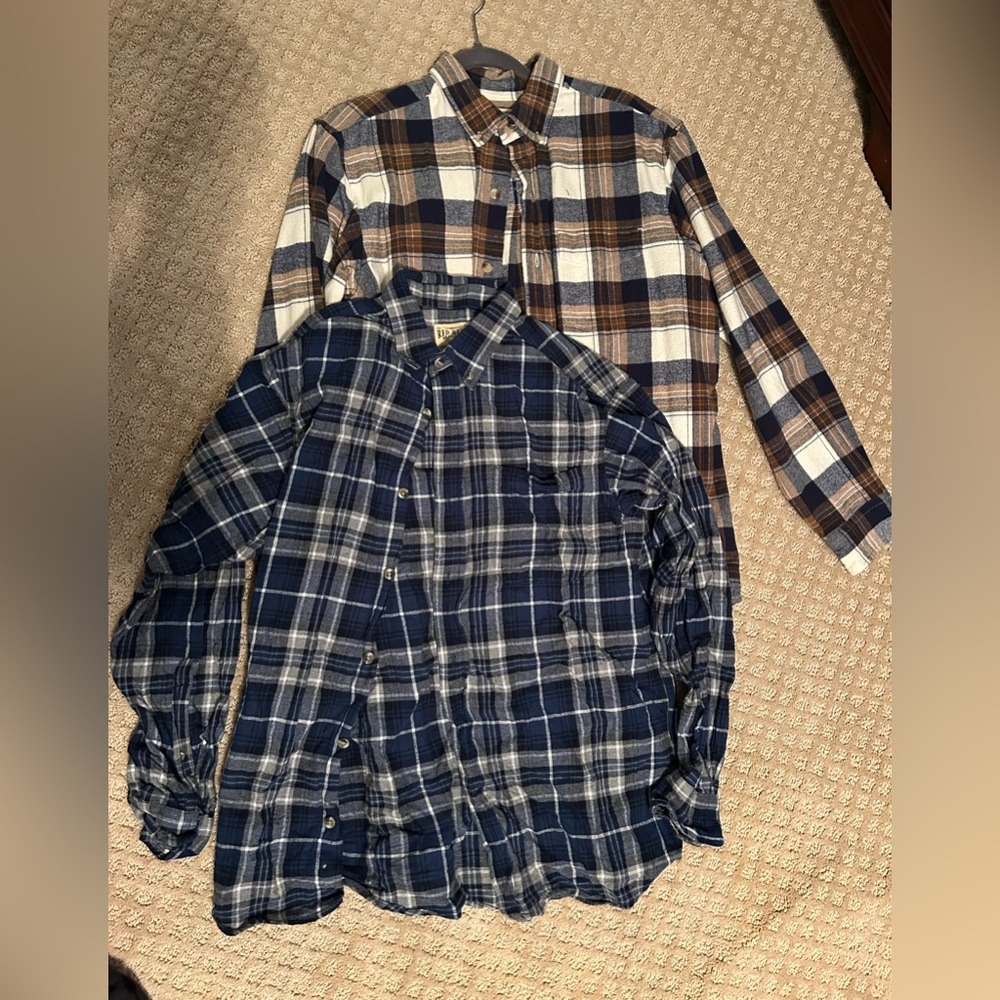 Redhead flannel lot. Both are size medium. Great condition